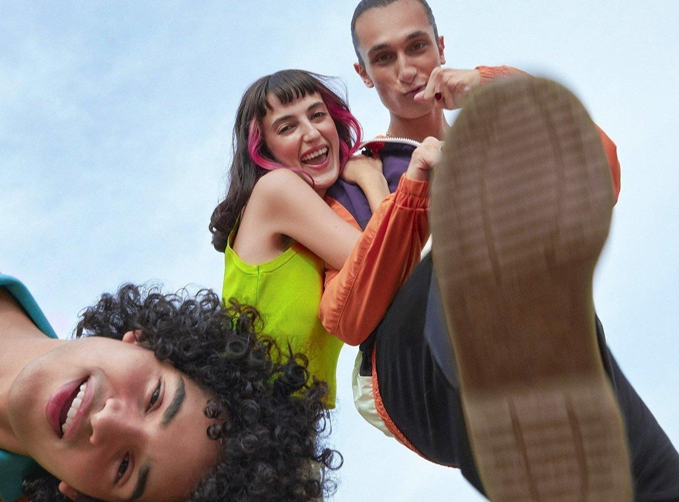 Fröhliche Gesichter