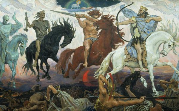 Die vier apokalyptischen Reiter von Viktor Vasnetsov