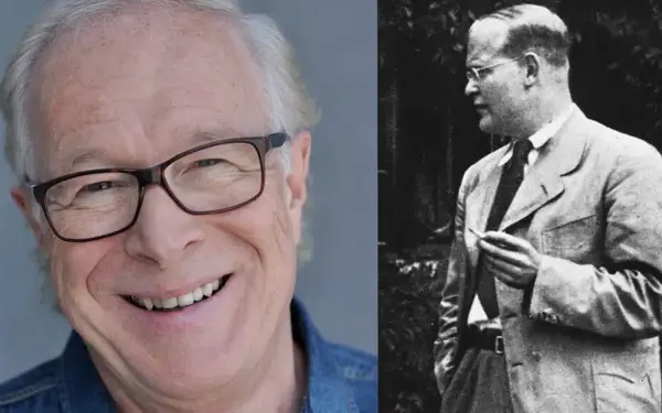 Jürgen Werth (links) schreibt Dietrich Bonhoeffer in die Vergangenheit